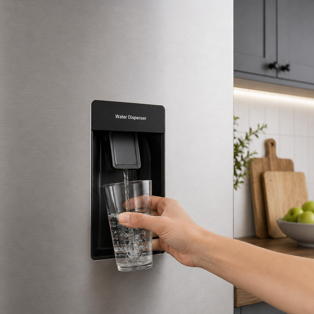 Frigo congélateur Heinner HCNF-HM291INVXWDE – 291 L – No Frost – Inverter – Distributeur d’eau – inox – 5 ans de garantie