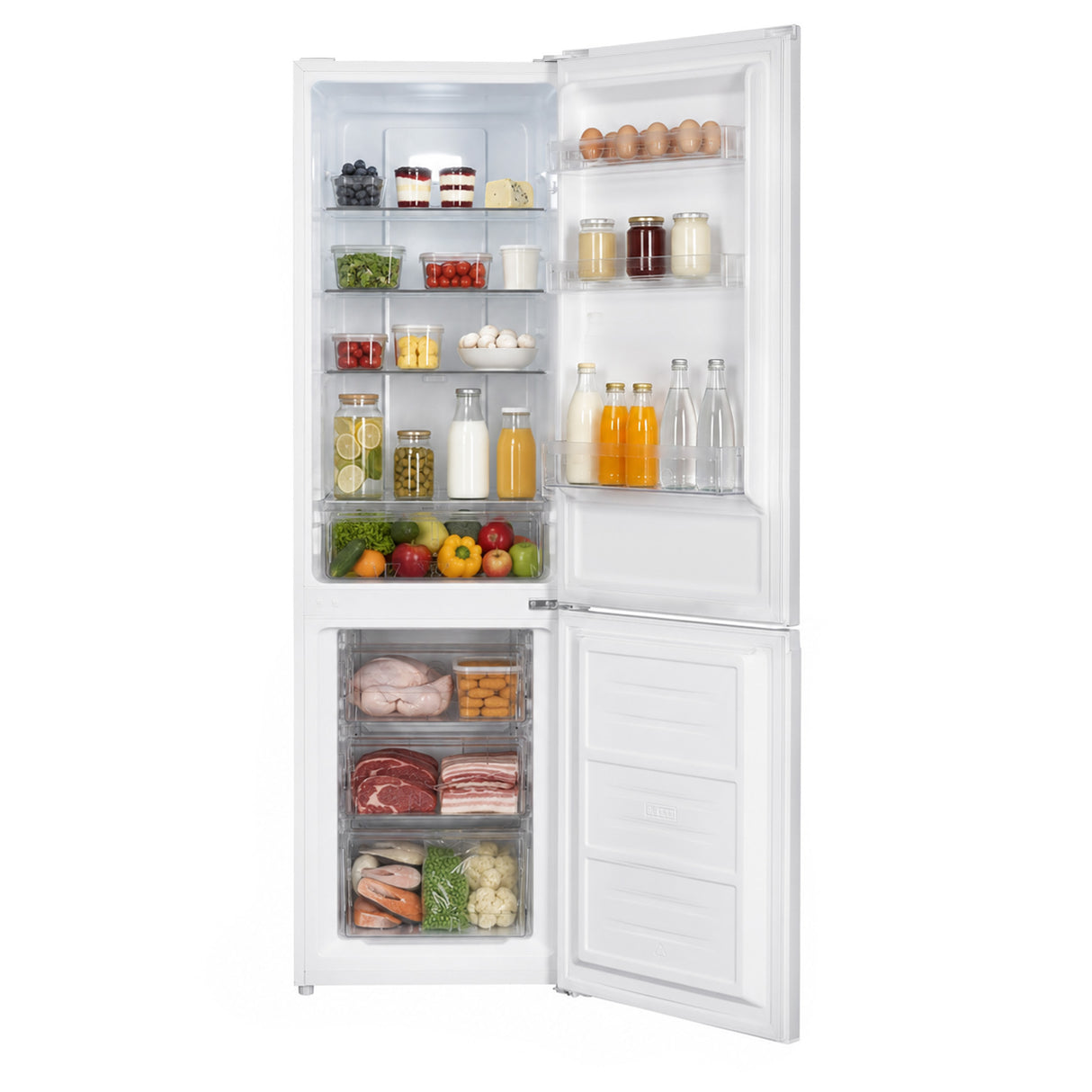 Frigo congélateur Heinner HCNF-HM253INVE – 253 litres – No Frost – Inverter – Commande électronique – blanc – 5 ans de garantie