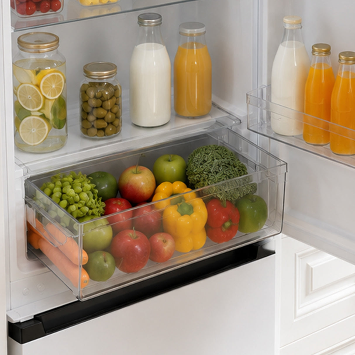 Frigo congélateur Heinner HCNF-HM253INVE – 253 litres – No Frost – Inverter – Commande électronique – blanc – 5 ans de garantie