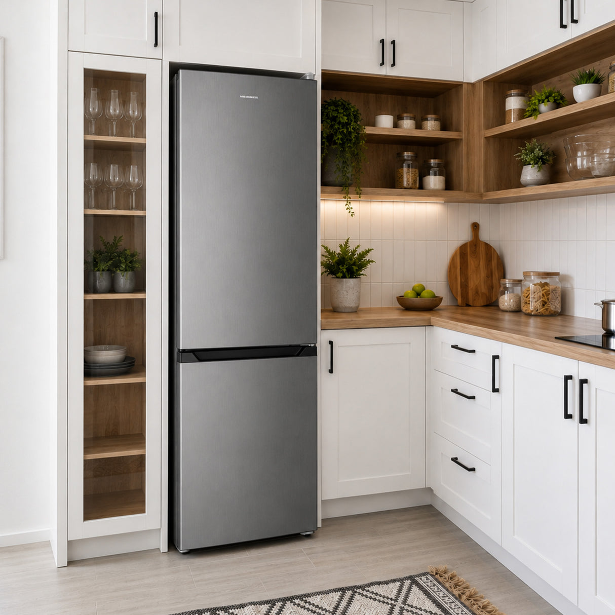 Frigo congélateur Heinner HCNF-HM293INVXE – 293 L – No Frost – Inverter – inox – 5 ans de garantie