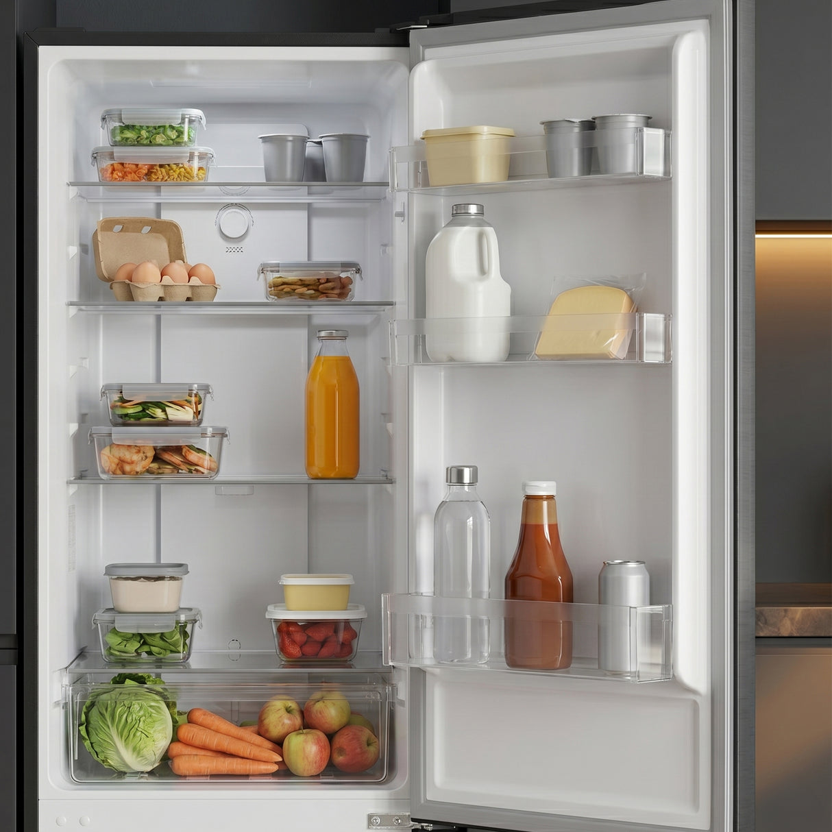 Frigo congélateur Heinner HCNF-HM253INVDGE – 253 litres – No Frost – classe énergétique E – anthracite
