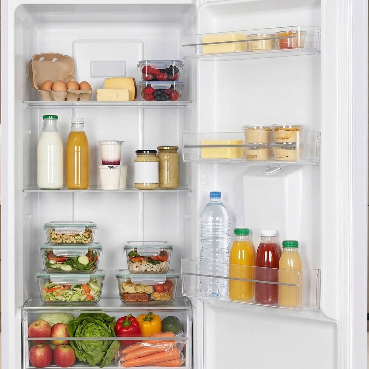 Frigo congélateur Heinner HCNF-HM291INVWDE – 291 litres – No Frost – inverter – distributeur d’eau – classe énergétique E – blanc