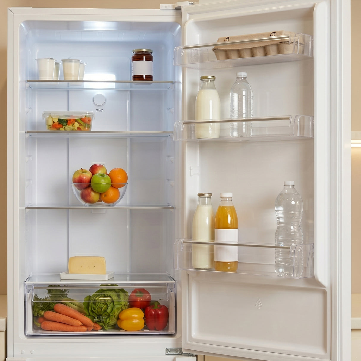 Frigo congélateur Heinner HCNF-HM293INVE – 293 litres – No Frost – inverter – classe énergétique E – blanc