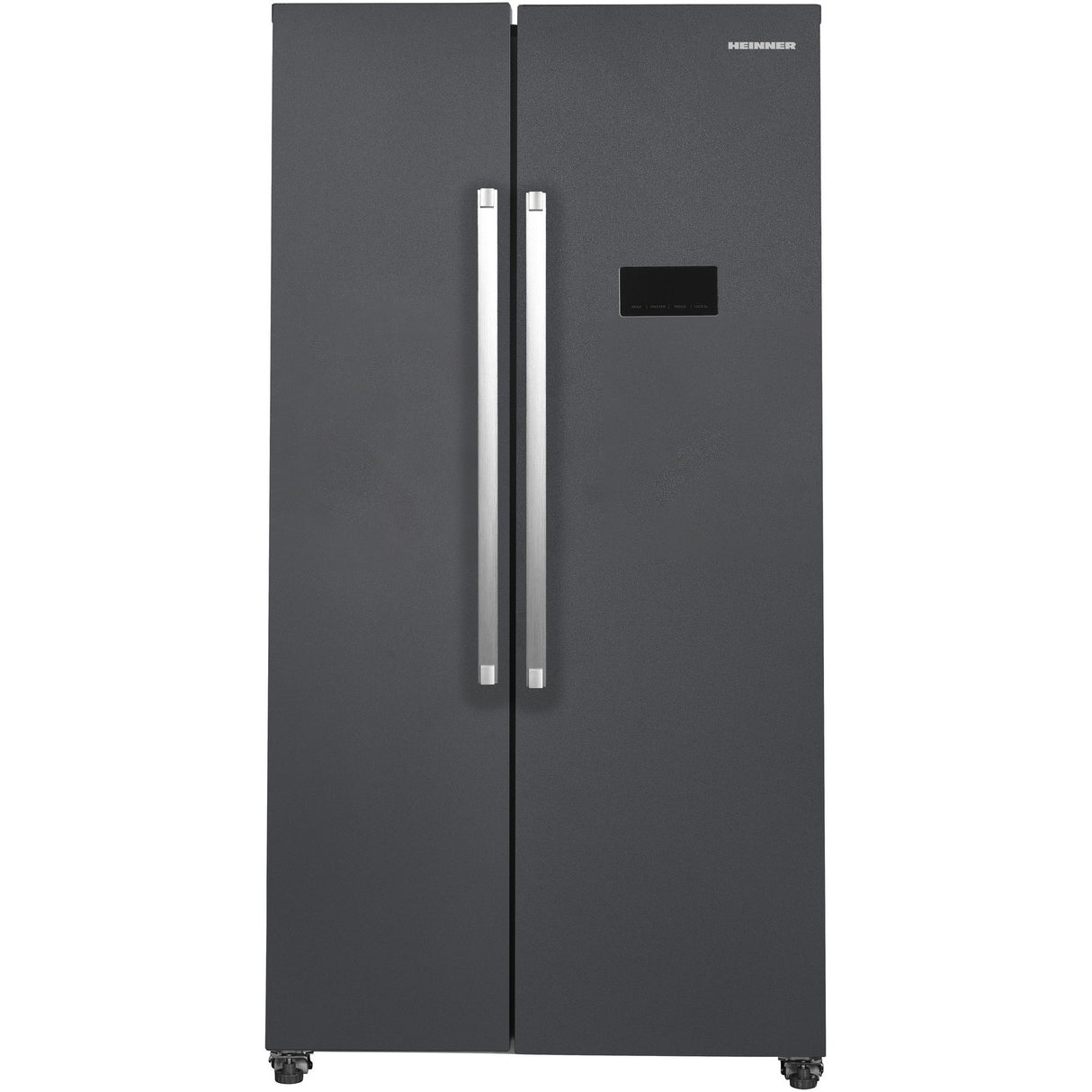 Frigo américain Heinner HSBS-HM442NFINVDGE++ – 442L – No Frost – Anthracite