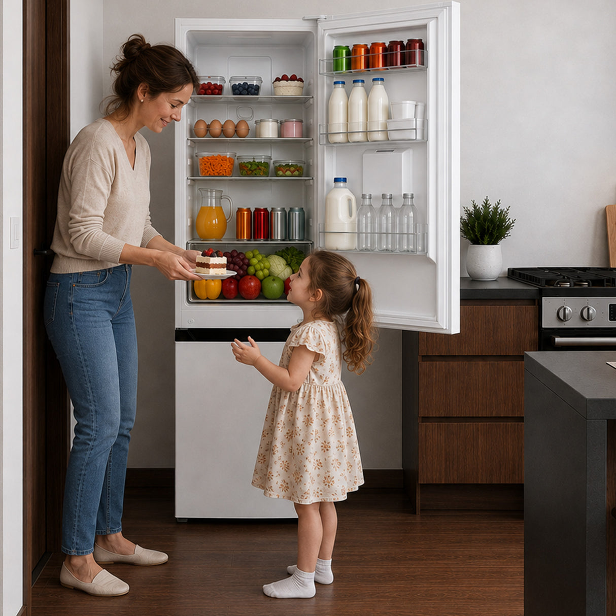 Frigo congélateur Heinner HCNF-HM291INVWDD – 291 L – Total No Frost – compresseur inverter – Classe énergétique D – Thermostat réglable – Éclairage LED – Blanc – 185 cm – 5 ans de garantie