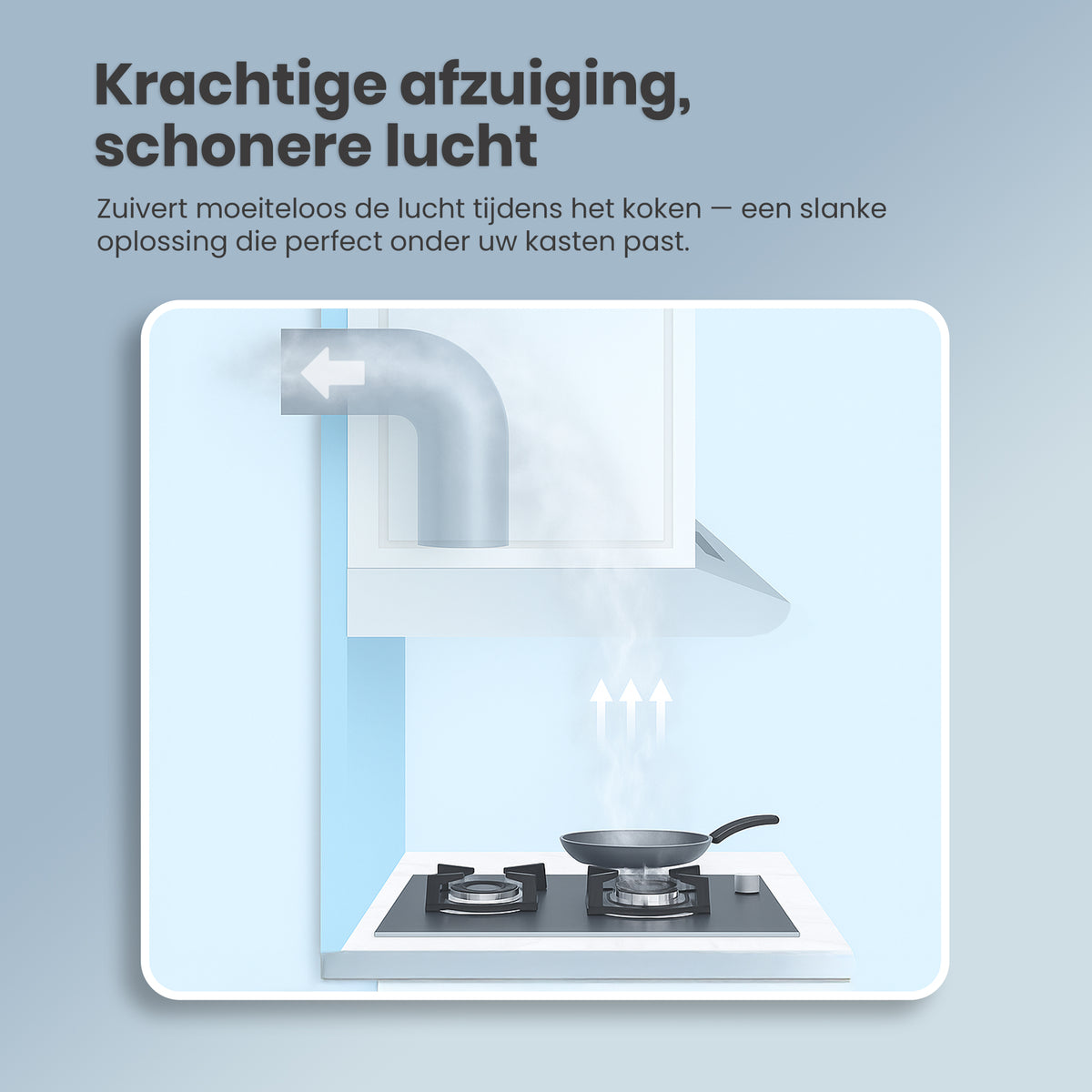 Heinner CH-201SS Afzuigkap 60 cm – 3 Snelheden – LED – Recirculatie – foto 4