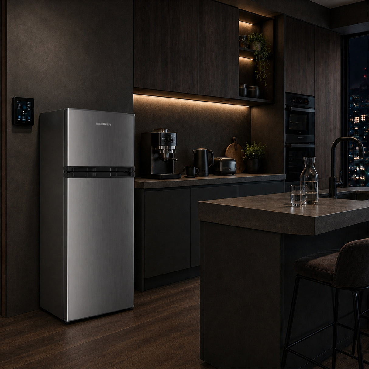 Heinner HF-H2206XE++ Koel-vriescombinatie 206 L