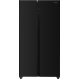 Heinner Amerikaanse koelkast HSBS-H442NFBKE – 442L – zwart – energielabel E