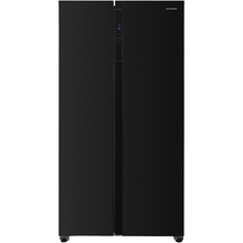 Heinner Amerikaanse koelkast HSBS-H442NFBKE – 442L – zwart – energielabel E