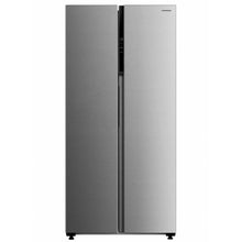 Heinner HSBS-M460NFINVXE++ American Side-by-Side Koelkast – 460 L – Total No Frost – Inverter Compressor – Energieklasse E – Touchbediening – Super Cooling – Super Freeze – Open-deur Alarm – Kinderslot – RVS – 5 Jaar Garantie
