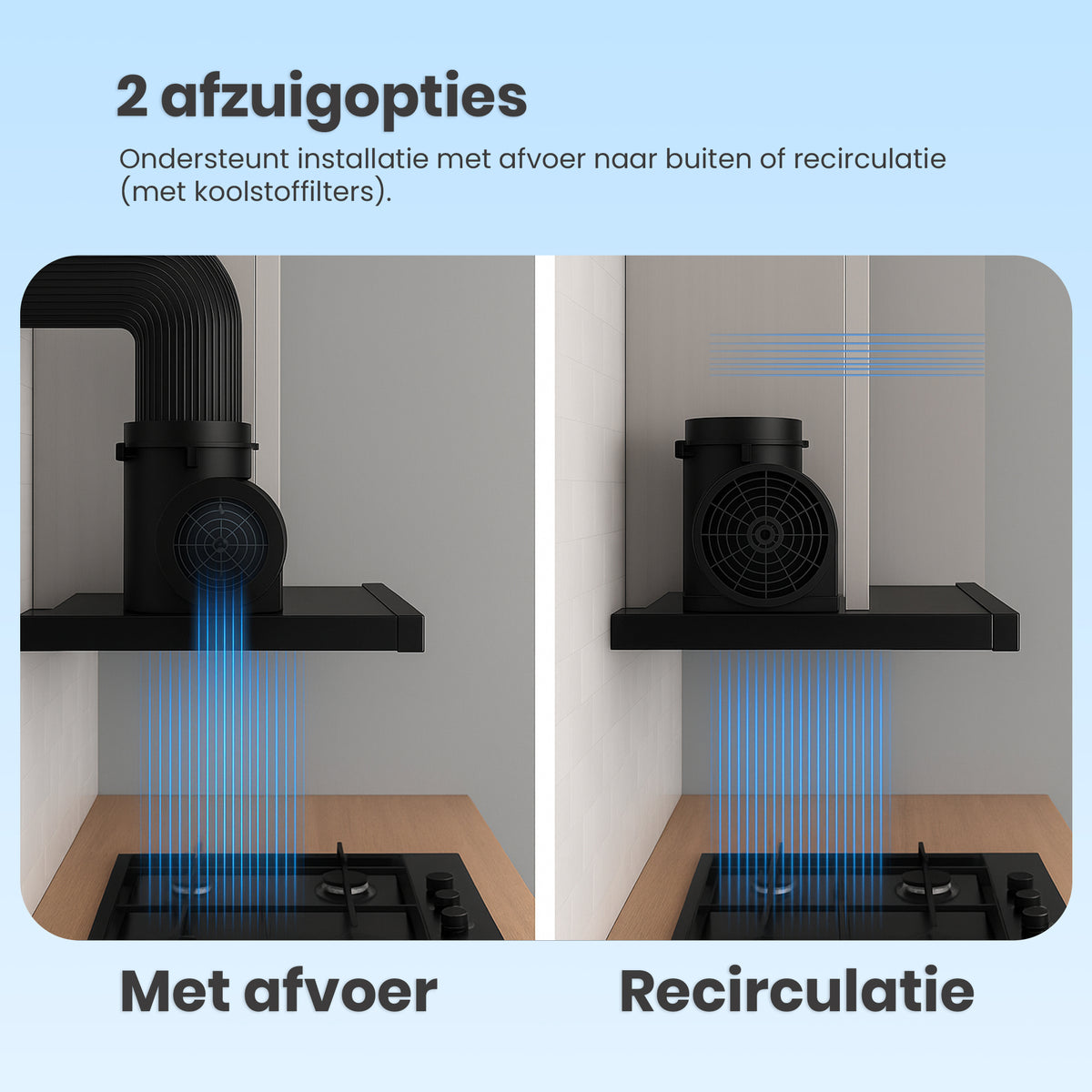 Heinner HTCH-440GBK afzuigkap – energielabel C – zwart – foto 3