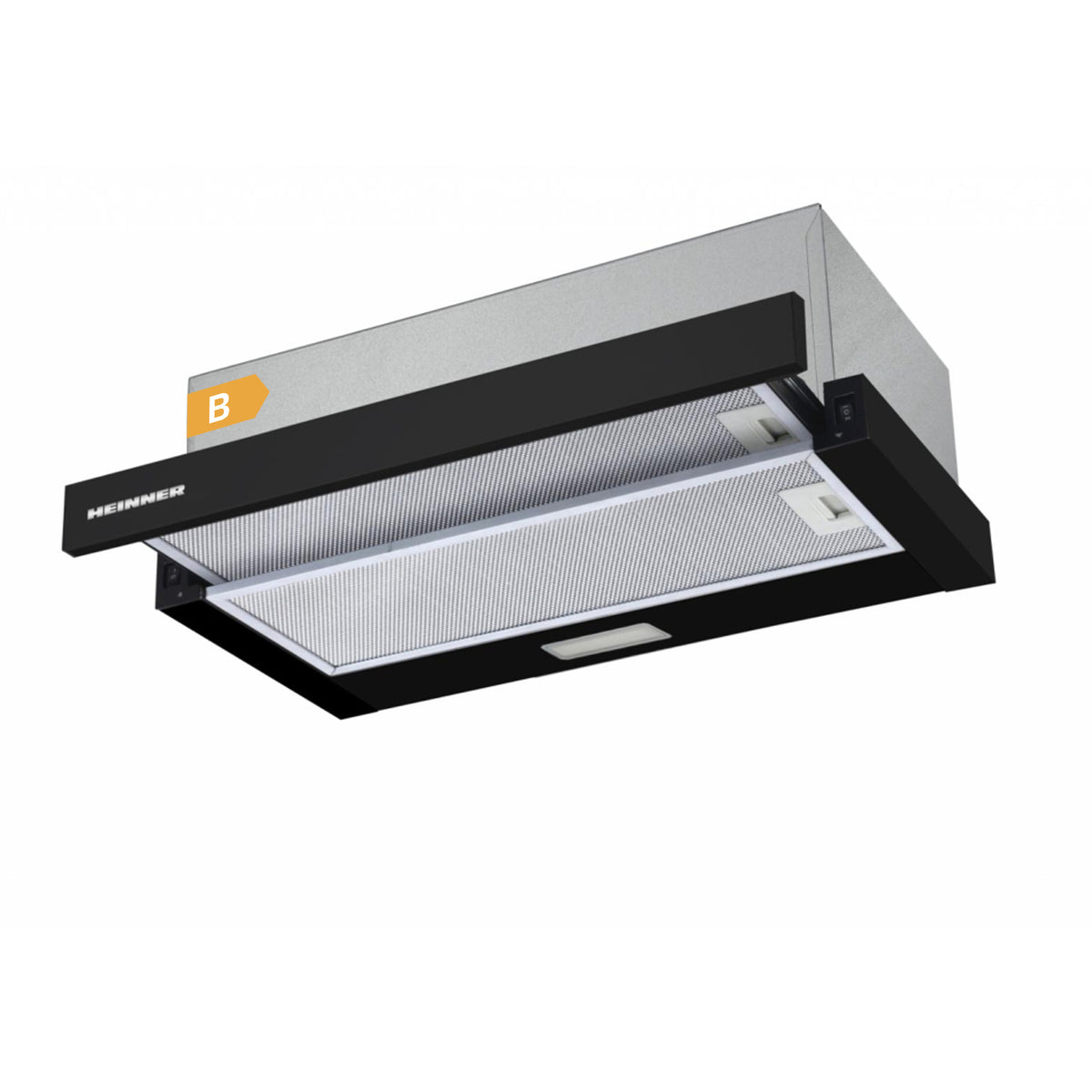 Heinner HTCH-F400BK afzuigkap – energielabel B – zwart – foto 1