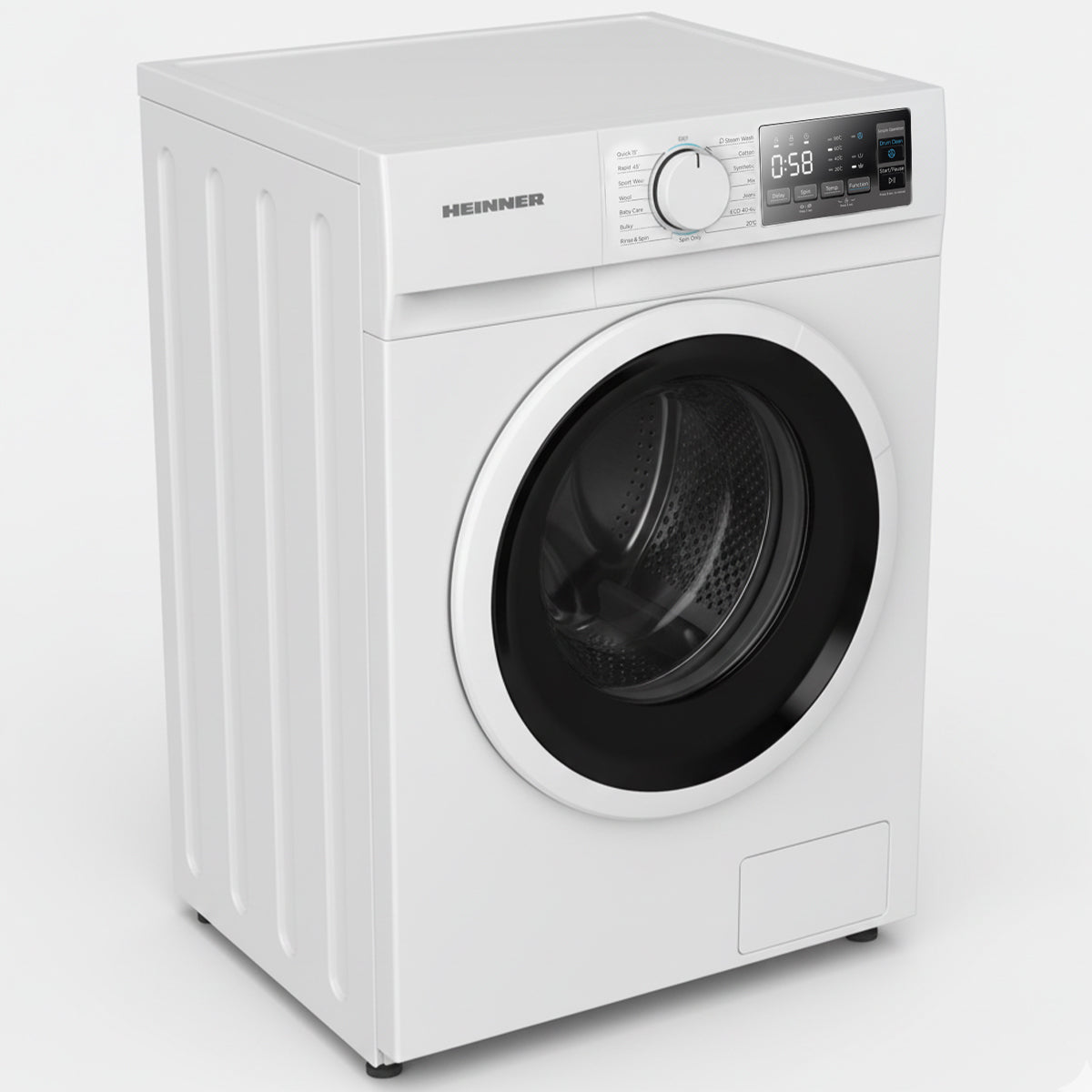 Wasmachine Heinner HWM-M914IVNA – 9 kg – 1400 toeren – 15 wasprogramma’s – energielabel A – foto 3