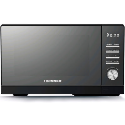 Heinner microgolfoven HMW-MD25DMRBK – 25 liter – 800 W – 8 automatische programma's – zwart