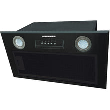 Hotte Heinner HBIH-MD600BK – encastrable – 52 cm – 3 vitesses – noir
