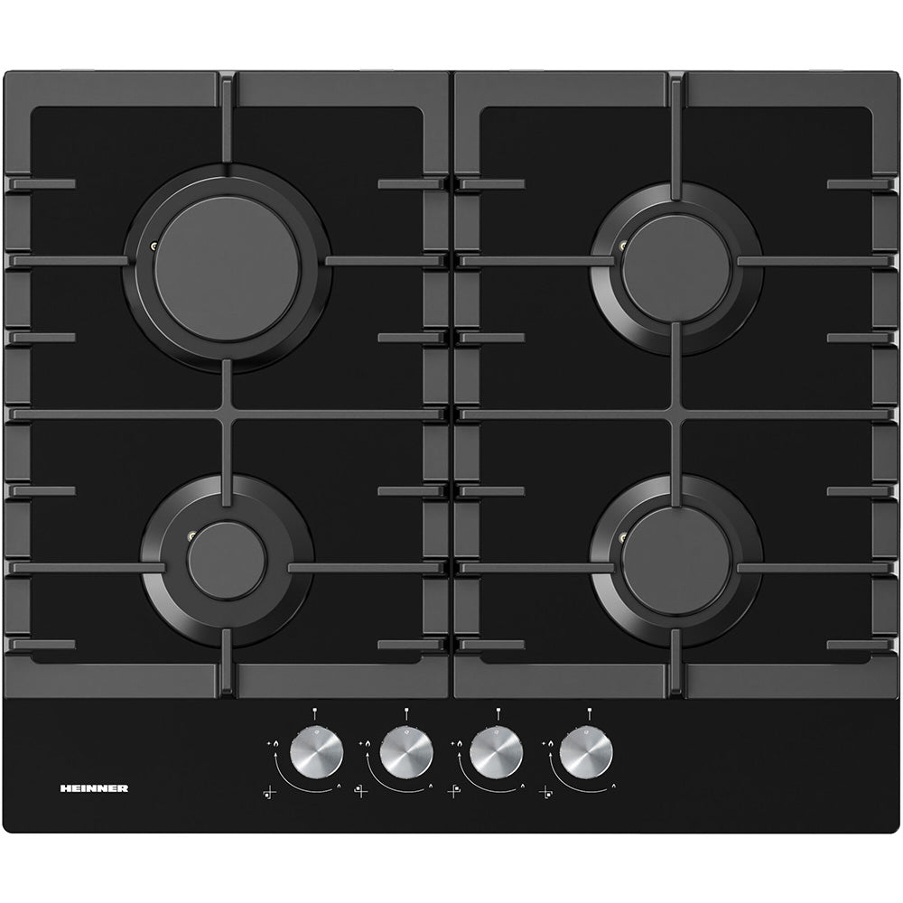 Heinner HBH-M421IRFGBK Gaskookplaat – 4 Branders – Gietijzer