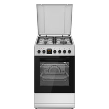 Cuisinière à gaz Heinner HFSC-S65MIXFD-SL – 4 brûleurs – four électrique avec gril