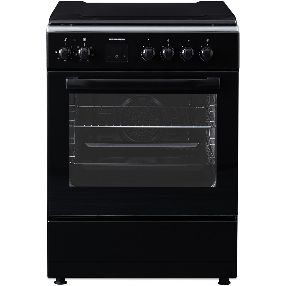 Heinner HFSC-S66FDCC-IBK Gasfornuis 50 cm – 4 Zones – Oven 6 Functies – Grill