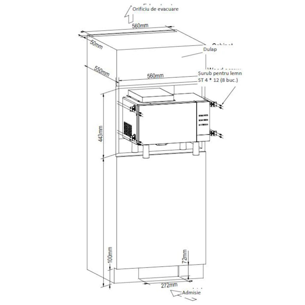 Heinner HMW-23BI-BK Magnetron – 23 L – Grill – LED – Kinderslot