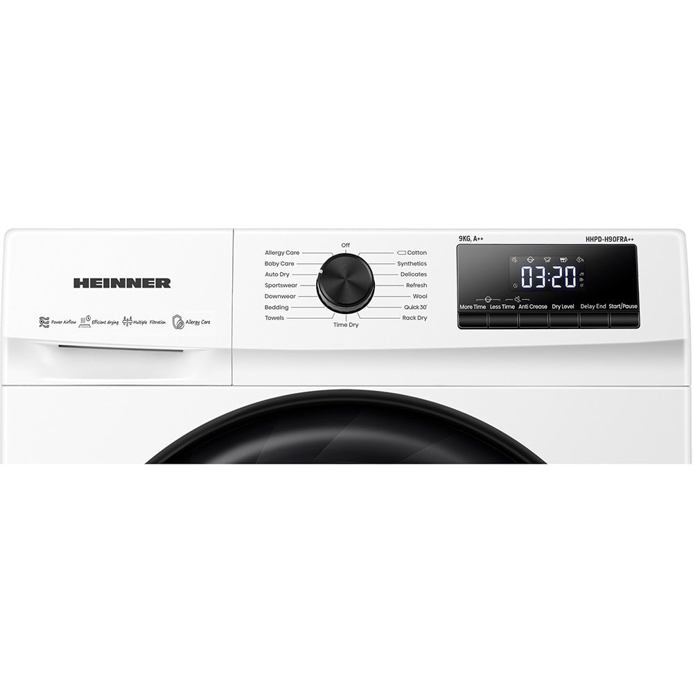 Heinner HHPD-H90FRA++ Warmtepompdroger – 9 kg – AirFlow