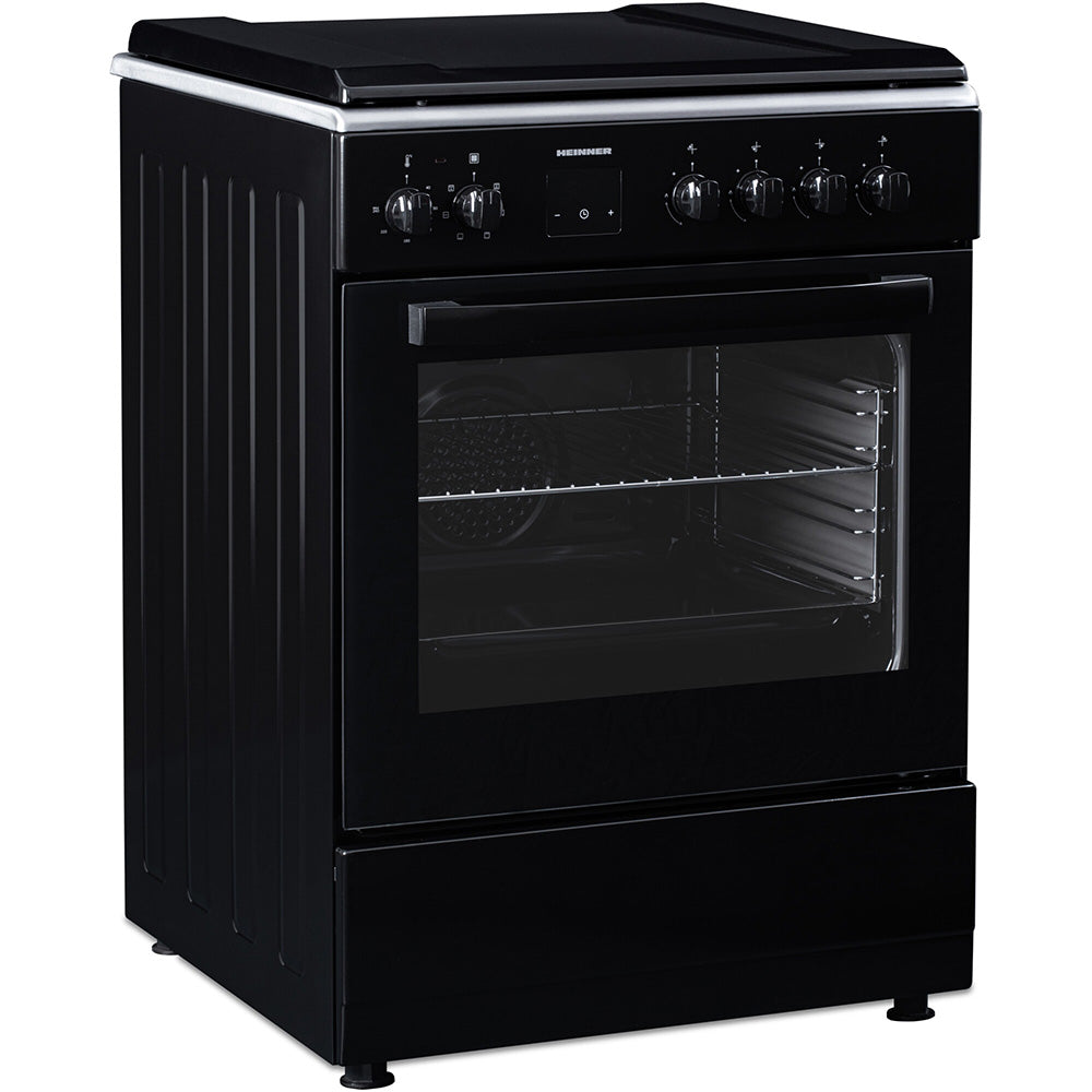 Heinner HFSC-S66FDCC-IBK Gasfornuis 50 cm – 4 Zones – Oven 6 Functies – Grill