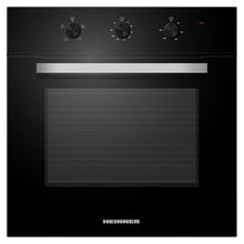 Heinner inbouw oven HBO-M654G-GBK – 70 liter – hetelucht – grill – zwart