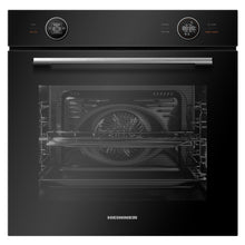 Heinner HBO-M7210GCDRC-GBK Inbouw Oven 72L Grill Conventioneel Zwart Glas