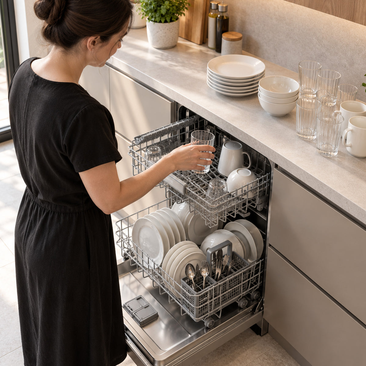 Heinner Freestanding Dishwasher HDW-FSM45609DXE – 9 place settings – AquaStop – energy class E – stainless steel – image 12