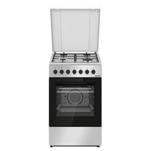 Cuisinière à gaz Heinner HFSC-S60LITGC-SL – 50 cm – 4 zones de cuisson – four avec 6 fonctions et gril
