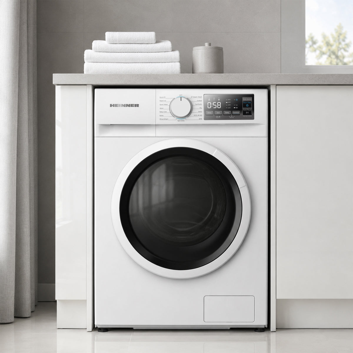 Wasmachine Heinner HWM-M714IVSMNA – Smal – 7 kg – 1400 toeren – Energielabel A