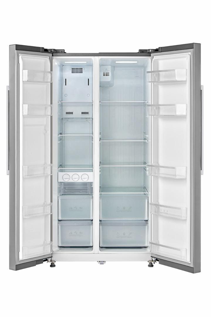 Heinner HSBS-M548NFINVXE Amerikaanse koelkast – 548 liter – No Frost – inverter – energielabel E – inox