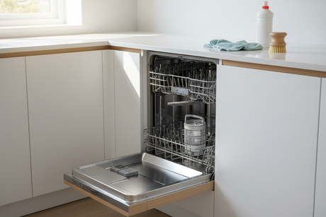 Inbouw vaatwasser onderhouden en schoonmaken: zo doe je het goed