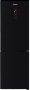 Heinner HCNF-HM400DINVGBKE koel-vriescombinatie – 400 liter – No Frost – inverter – energielabel E – zwart glas