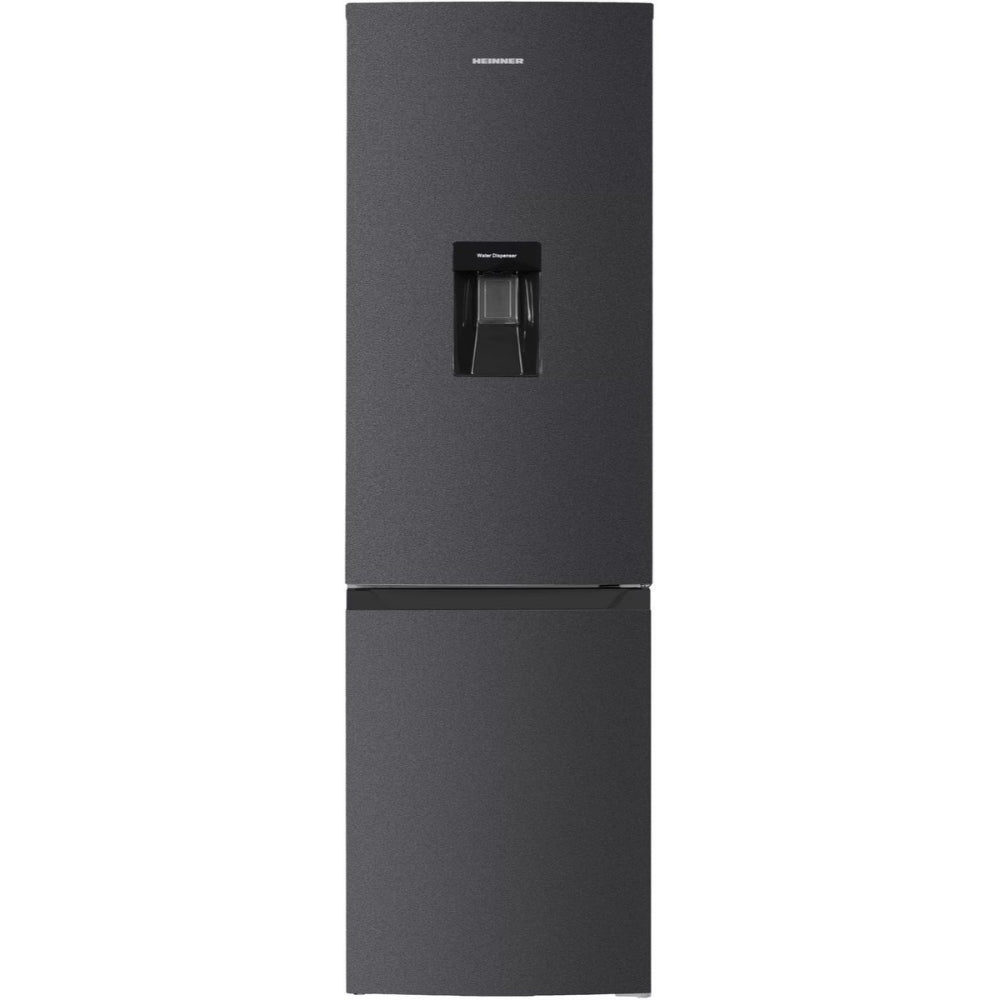 Heinner HCNF-HM291INVDGWDE++ Koel-vriescombinatie Antraciet – 291 L – No Frost met Waterdispenser – Vrijstaand