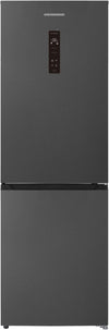 Heinner HCNF-HM400DINVDGE koel-vriescombinatie – 400 liter – No Frost – inverter – energielabel E – antracietgrijs