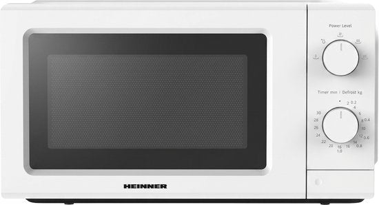 Heinner HMW-MD20IVWH Inverter Solo Magnetron Vrijstaand 19 Liter - 700W met 5 Ve - afbeelding 1