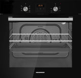 Heinner HBO-S568LDTGC-BK Inbouwoven – 56 L – Energieklasse A – 7 Functies – LED  - afbeelding 1