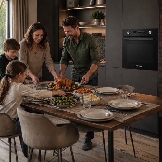 Heinner HBO-M7212GCDRP-GBK Inbouw Oven 60 cm – 72 L – Energieklasse A+ – Grill – - afbeelding 6