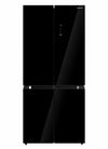 Heinner American Side-by-Side Koelkast HSBS-M515MDINVHGBKE – 515 L – No Frost – Inverter – Zwart Glas