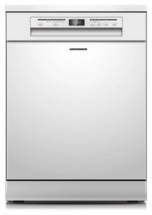 Heinner HDW-FSM60614DWE vrijstaande vaatwasser – 14 couverts – AquaStop – energielabel E – wit