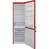 Fram FC-VRL2681RDE++ Koel-vriescombinatie – 268 L – Retro Design - Rood