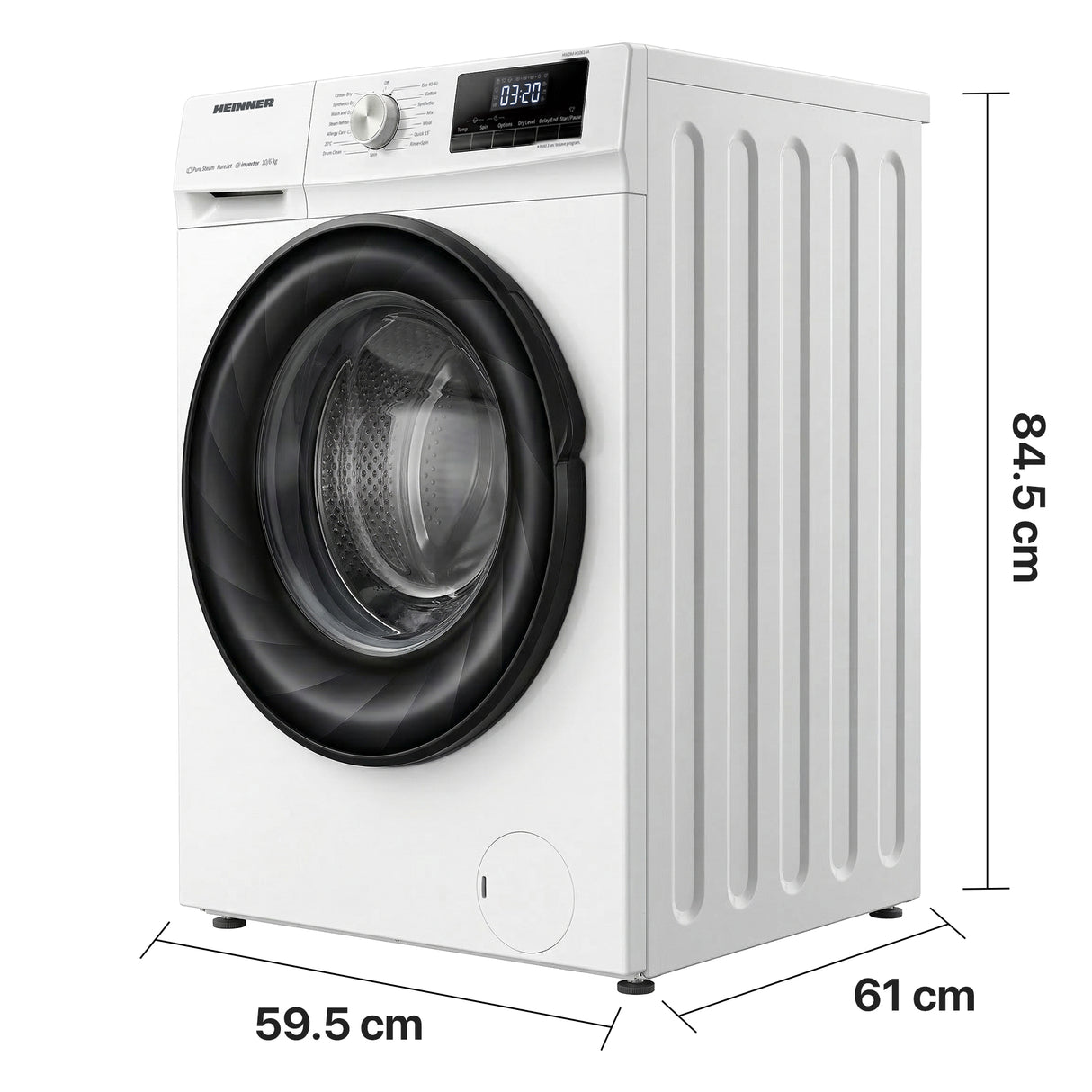 Heinner HWDM-H10614A Was-droogcombinatie 10/6 kg – 1400 RPM