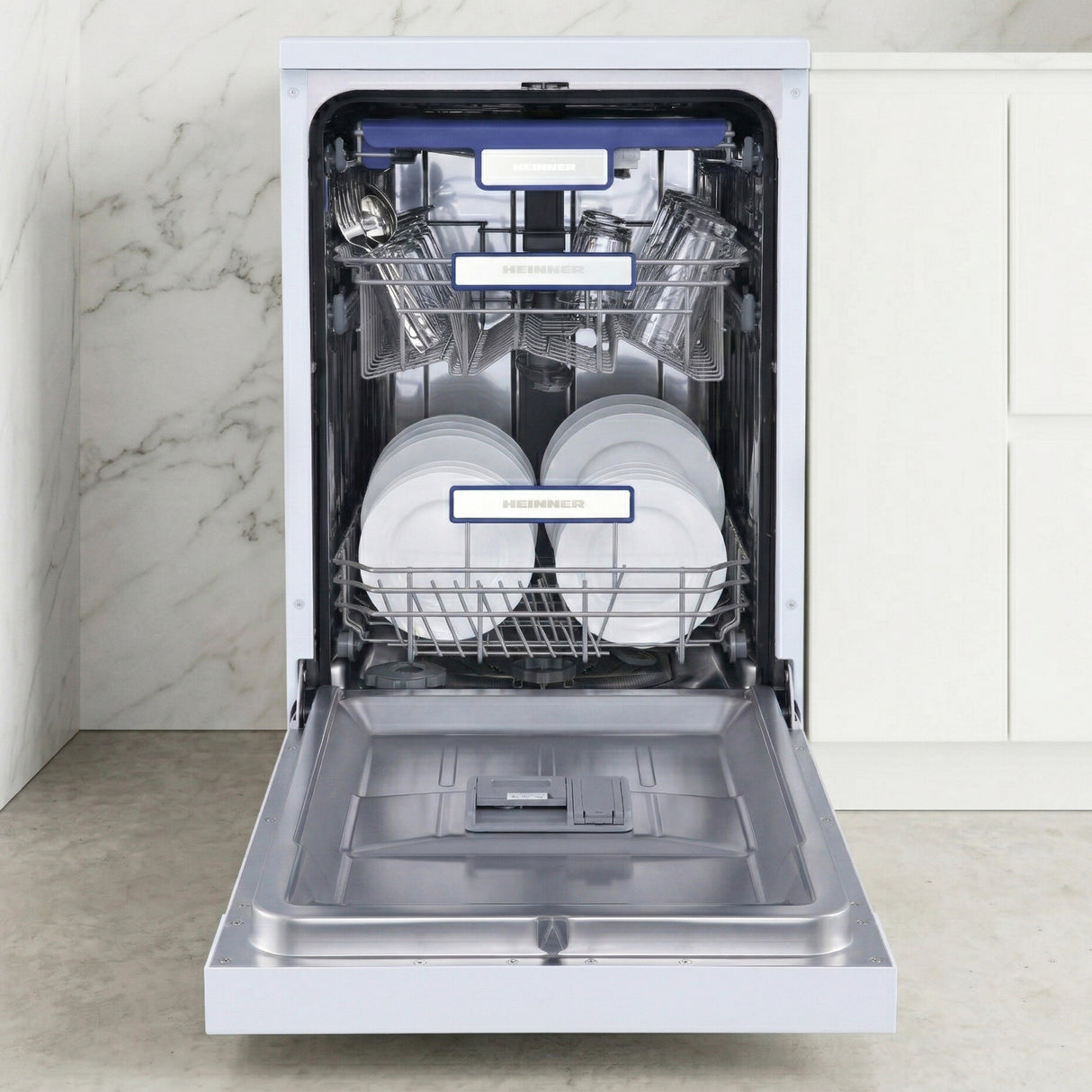 Heinner HDW-FSM45710AWD+++ Vaatwasser – 10 Couverts – AquaStop – afbeelding 8