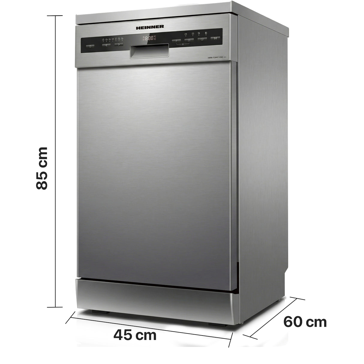 Heinner HDW-FSM45710AXD+++ Vaatwasser – 10 Couverts – AquaStop