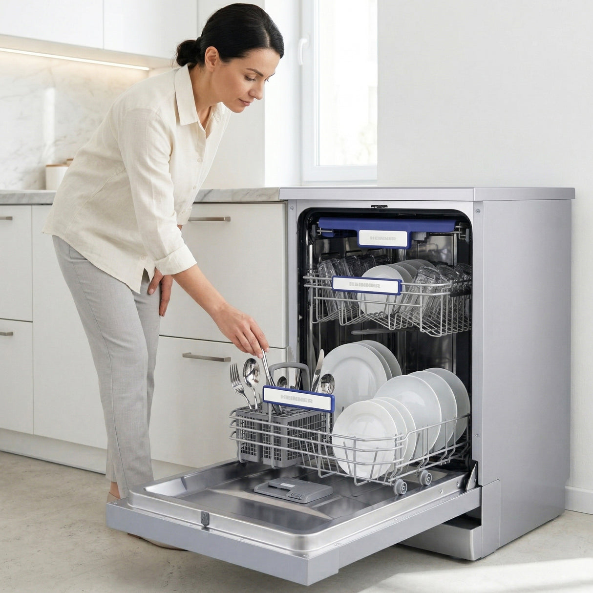Heinner HDW-FSM45710AXD+++ Vaatwasser – 10 Couverts – AquaStop