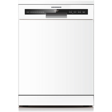 Lave-vaisselle pose libre Heinner HDW-FSM60714AWD – 14 couverts – AquaStop – classe énergétique D – panneau de commande
