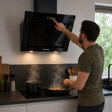 Hotte inclinée Heinner DCH-650RGBK – 60 cm – 3 vitesses – noir