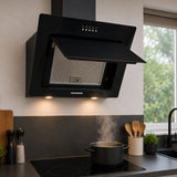 Hotte inclinée Heinner DCH-650RGBK – 60 cm – 3 vitesses – noir