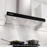 Hotte Heinner DCH-6590TIX – cheminée murale – 90 cm – 3 vitesses – commande tactile
