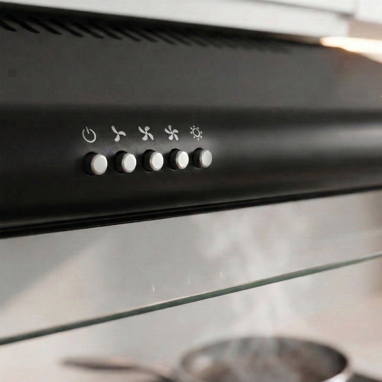 Heinner CH-400-BK Onderbouw Afzuigkap 60 cm – 3 Snelheden